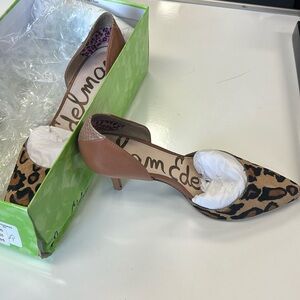 Sam Edelman Leopard Saddle Heels